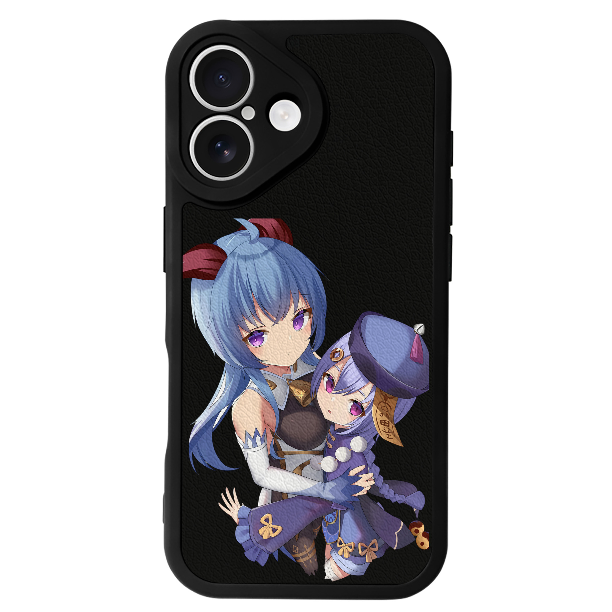 げんし神 甘雨 かんう genshin Ganyu 【iPhone 16シリーズ対応】シリコンスマホケース（レザー調） 材質：シリコン